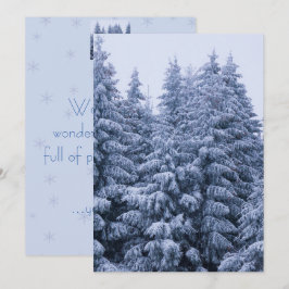 Bosque de invierno mágico - navidades