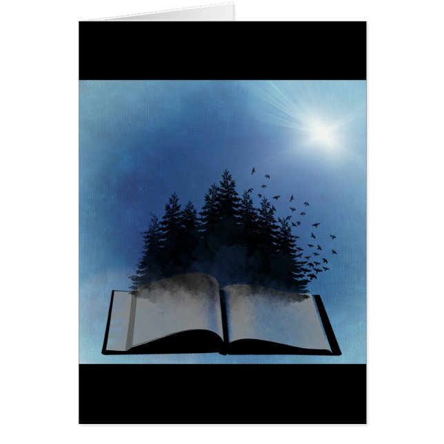 Bosque de libros abiertos (Frente)