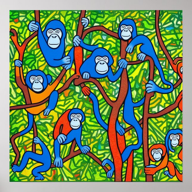 Bosque de lluvias - Imprimir arte de lienzo (Frente)