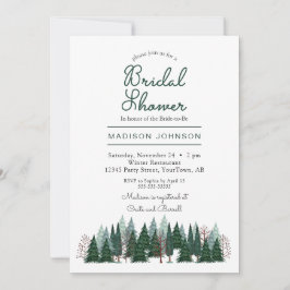 Bosque de Pinos | Desayuno de Novia | Invitación
