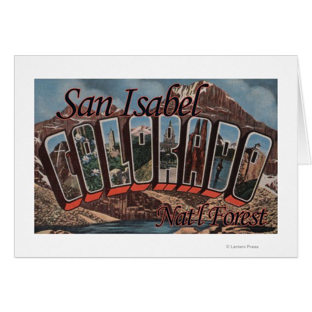 Bosque de San Isabel Nat'l, Colorado (Anverso (Horizontal))