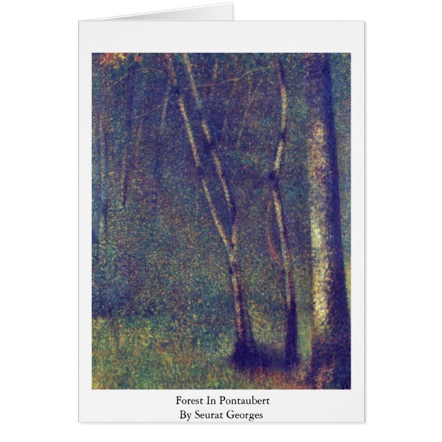 Bosque en Pontaubert de Seurat Jorte (Frente)
