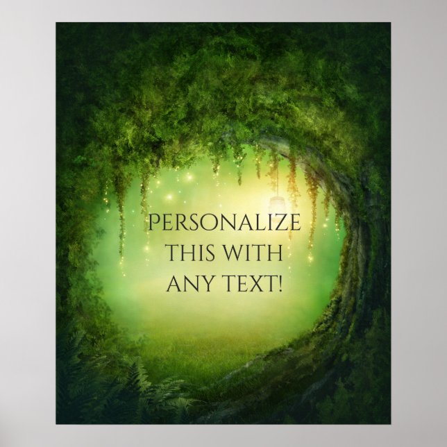 Bosque Encantado e Iluminación Arte de Pared para  (Frente)