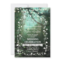 Bosque encantado enciende invitación a matrimonio 