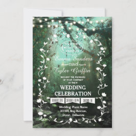 Bosque encantado enciende invitación a matrimonio
