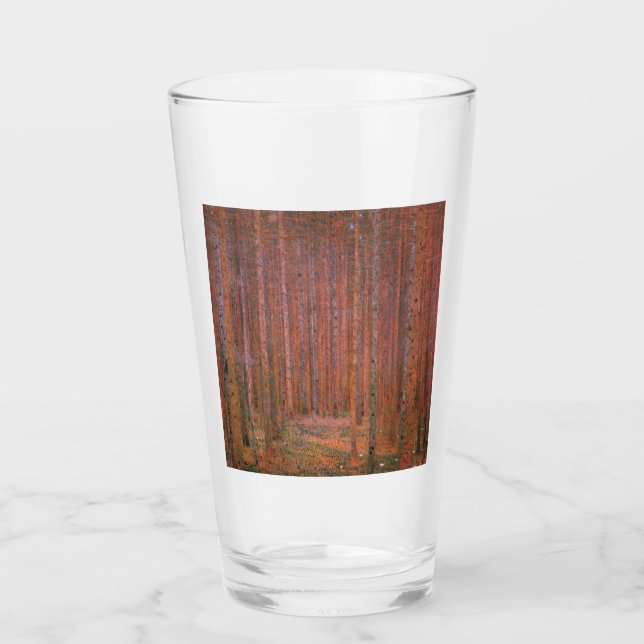 Bosque Fir Tree (por Gustav Klimt) (Anverso)