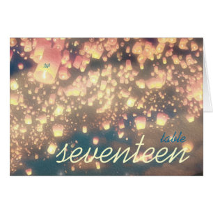 Bosque ideal de las linternas del deseo - tarjeta