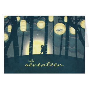 Bosque ideal de las linternas del deseo - tarjeta