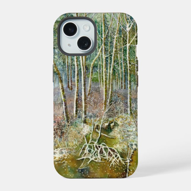 bosque invernal Acuarela (Reverso )