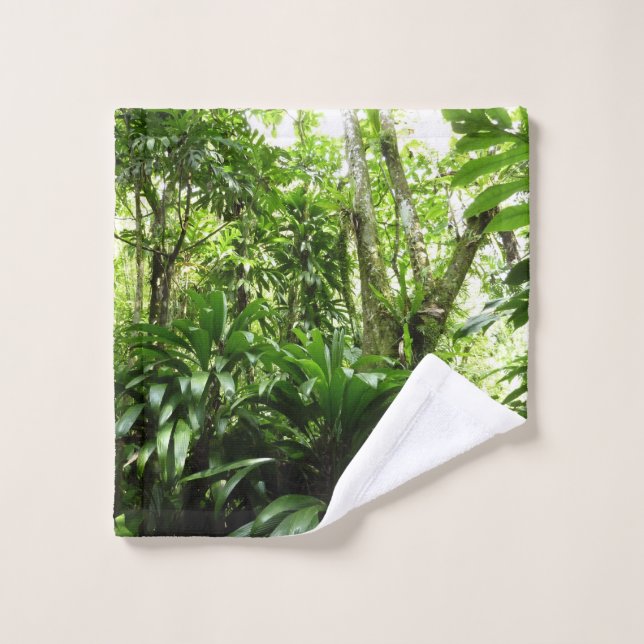 Bosque lluvioso dominicano I Naturaleza tropical v (Toallita)