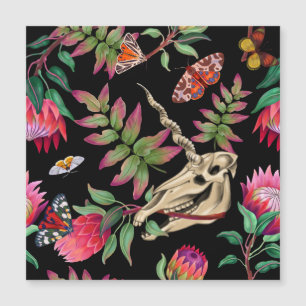 Bosque Mágico Unicornio Patrón Oscuro.