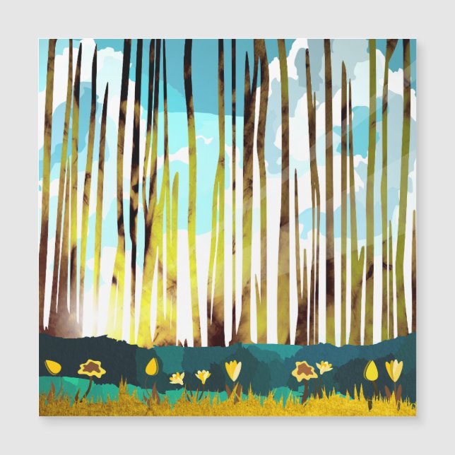 Bosque matutino (Anverso)