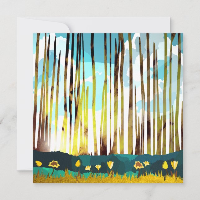 Bosque matutino (Anverso)