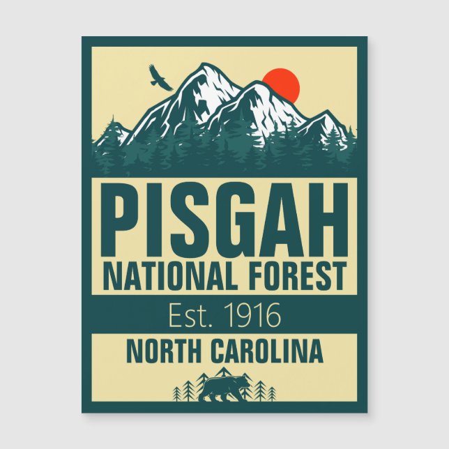 Bosque nacional de Pisgah - Carolina del Norte - R (Anverso)