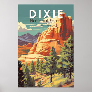 Bosque Nacional Dixie Utah Viajes Arte Vintage