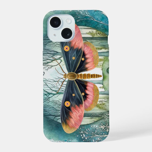 Bosque Nocturno de Mariposa Rosa (Reverso )