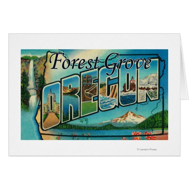 Bosque, Oregón - Escenas de letras grandes (Anverso (Horizontal))