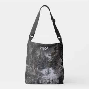 Bosque oscuro Bolsa De Tote Snowy Forest