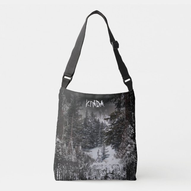 Bosque oscuro | Bolsa De Tote Snowy Forest (Anverso)