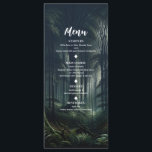 Bosque oscuro en el menú de cumpleaños del Boda Tw<br><div class="desc">Artículos coincidentes en mi tienda.</div>