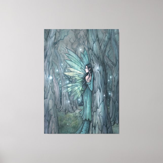 Bosque Oscuro Hada Arte de Fantasía Mística  (Anverso)