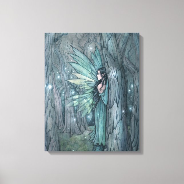 Bosque Oscuro Hada Arte de Fantasía Mística  (Anverso)