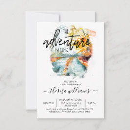 Bosque otoñal ruso | Invitación a la ducha de novi