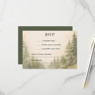 Bosque Pintado con Acuarela RSVP