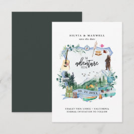 Bosque Rústico Montaña | Cresta de Boda de Camping