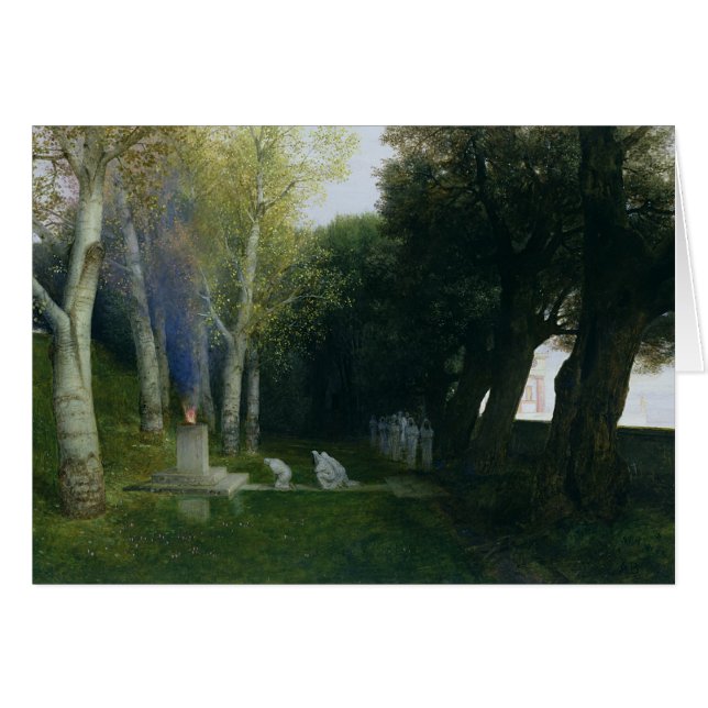 Bosque sagrado, 1886 (Anverso (Horizontal))