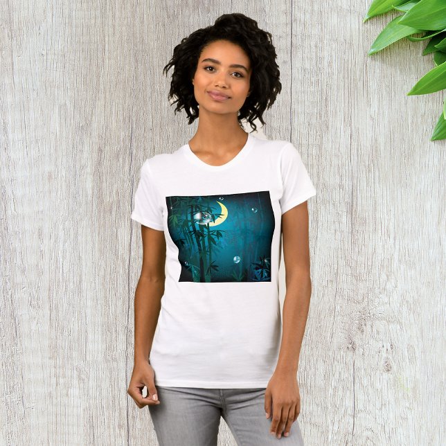 Bosque tropical en camiseta de noche para mujeres (Subido por el creador)