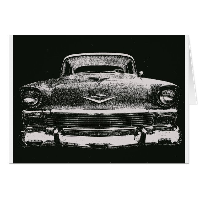 BOSQUEJO DE 1956 CHEVY (Anverso (Horizontal))