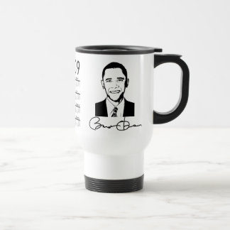 Bosquejo de Barack Obama - taza de Traval