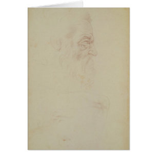 Bosquejo de un principal masculino y de dos