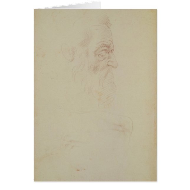 Bosquejo de un principal masculino y de dos (Frente)