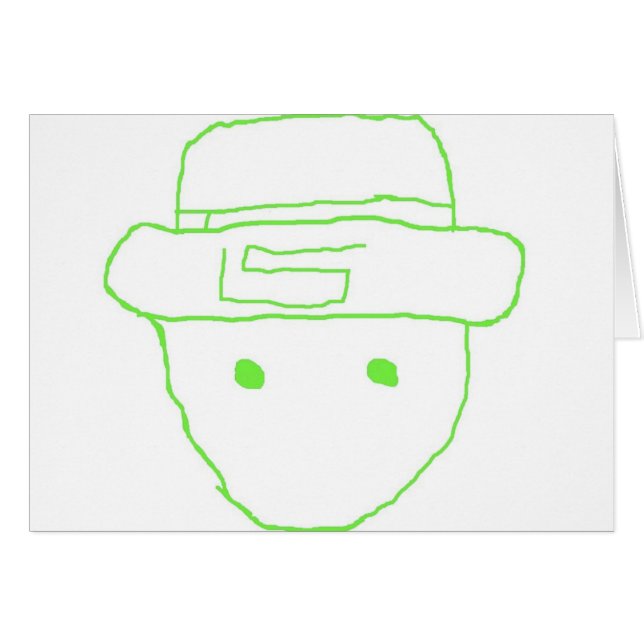Bosquejo del aficionado del Leprechaun (Anverso (Horizontal))