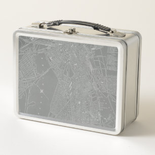 Bosquejo del mapa de la ciudad de Boston
