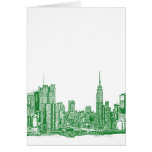 Bosquejo verde de NYC