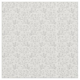 Bosquejos de la tela de algodón de los gatos