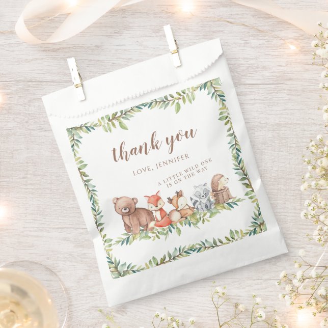 Bosques de Woodland animales bebé ducha bolsas de  (Cortado)