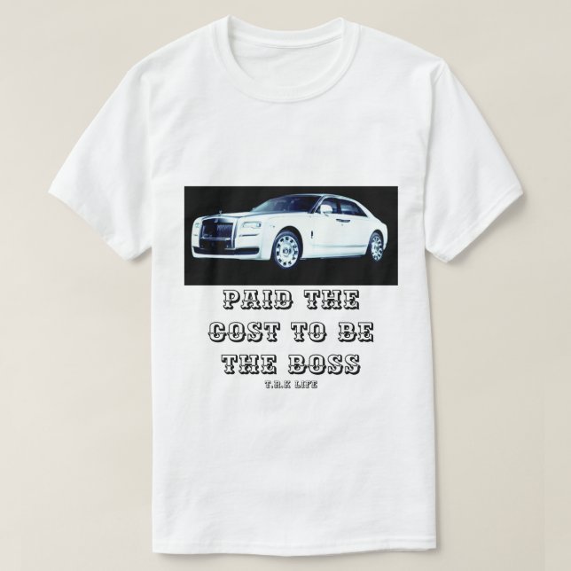 BOSS ESTILO DE VIDA T.R.K CAMISETA ROLLS ROYCE (Diseño del anverso)