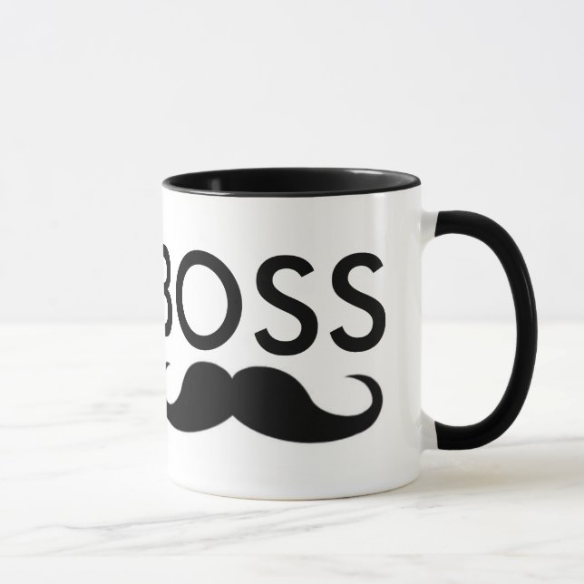 BOSS Mustache taza de café (Derecha)