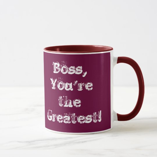 ¡Boss, usted es el más grande! 15 onzas. taza