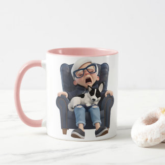 ¡Bostezo por café! Taza de café