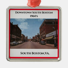 Boston del Sur, VA. Ornamento Metalizado de navida