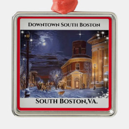 Boston del Sur, VA. Ornamento Metalizado de navida