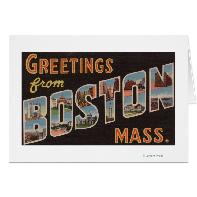 Boston, MassachusettsGrandes escenas de letras 3 (Anverso (Horizontal))