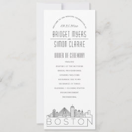 Boston | Programa de casamiento moderno con deco