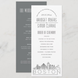 Boston | Programa de casamiento moderno con deco