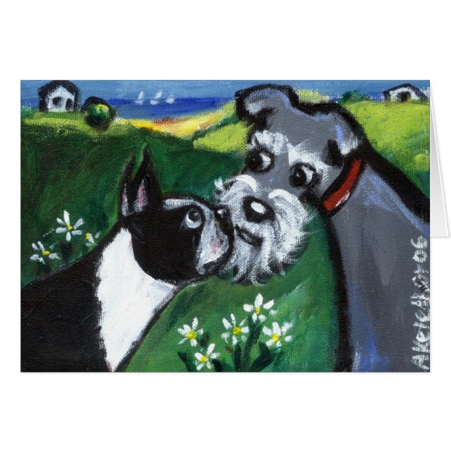 Boston resuelve el schnauzer (Anverso (Horizontal))